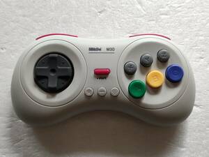 訳アリ品 8BitDo M30 Bluetooth コントローラー ゲームパッド ホワイト 正規品 美品