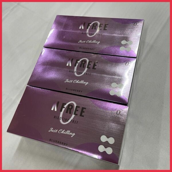NFREE エヌフリー ブルーベリー 3箱セット スティック 電子タバコ 禁煙グッズ IQOS互換 加熱式 ニコチンゼロ