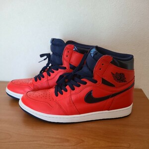 NIKE AIR JORDAN1 RETRO HIGH　29.0cm 　555088-606　ナイキジョーダン1　ディビットレターマン　中古美品