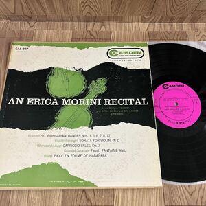 輸入盤 米 LP「エリカ・モリーニ/AN ERICA MORINI RECITAL」