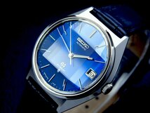 SEIKO グランドセイコー ハイビート 56GS 5646-7010 Steel Blue Dial Cut Glass メンズ 自動巻き(美品、OH済み ) / 35mm_画像3