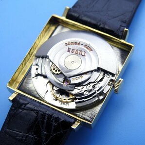チュードル TUDOR 18K Gold/750 Black Dial メンズ 自動巻き(美品、OH済み ) / 28mmの画像10