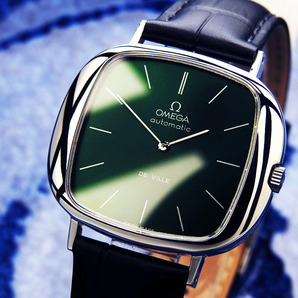 OMEGA オメガ DeVill デビル Steel メンズ Green dial 自動巻き (美品、OH済み) / 36mmの画像3