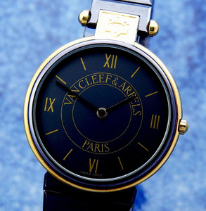 Van Cleef & Arpels ヴァンクリーフ＆アーペル ラ・コレクション 18K,Steel クォーツ メンズ/ボイス 腕時計, 美品 / 30mm