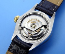 チュードル プリンセスオイスターデイトTUDOR PRINCESS OYSTERDATER 7602 YG/Steel レディース自動巻き ( 美品、OH済み ) / 24mm_画像9