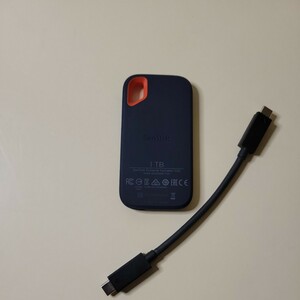 SANDISK サンディスク SDSSDE60-1T00 ポータブルSSD USB-C