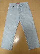 Supreme Regular Jean Washed Blue pants baggy denim 30 small _画像2