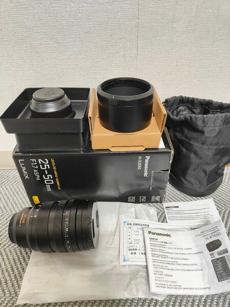 パナソニック LEICA DG VARIO-SUMMILUX 25-50mm F1.7 ASPH. 中古　正常品