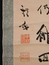 【模写】吉】10463 中林梧竹 書 明治の三筆 書家 中国画 掛軸 掛け軸 骨董品_画像7