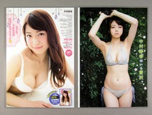 (ns14) 中村静香 切り抜き ラミネート加工［ヤングチャンピオン烈 2015 No.8］_画像4