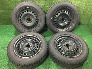 コンパクトカーに!! トーヨー ガリット TOYO GARIT G5 185/60R15 溝有 2017 鉄ホイール付 4穴 PCD100 売切!!