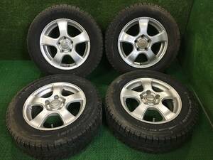 ミドルサイズに!! VIOLENTO 15x6J OFF50 5H PCD114.3 タイヤ付 205/65R15 売切!!