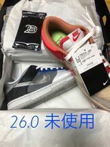 再出品m(_ _)m 26.0 新品 NIKE dunk low what the clot 伊勢丹POPUP購入 ダンク クロット / sb jordan 他出品中！_画像1