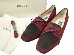 (D) BALLY Bally замша кожа каблук обувь 3.5 (ma)