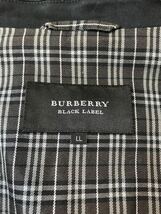 (D) BURBERRY BLACK LABEL バーバリーブラックレーベル テーラードジャケット LL ネイビー系_画像7