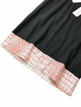 (D) KRISVANASSCHE クリスヴァンアッシュ ドッキング 半袖Tシャツ M グレー 送料250円_画像3