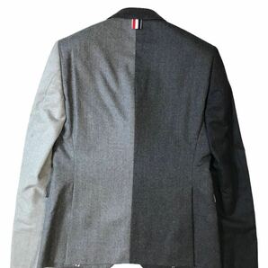 (D) 国内正規 THOM BROWNE トムブラウン クレイジーパターン ウール セットアップ 0 スーツの画像3