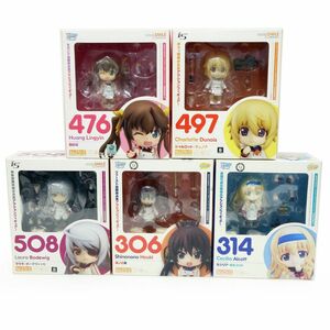 062【4点未開封】ねんどろいど IS インフィニットストラトス フィギュア 5点セット 箒・シャルロット・セシリア・ラウラ・鈴音 ※中古