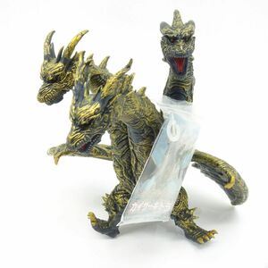 068 バンダイ ムービーモンスターシリーズ カイザーギドラ 2004 ソフビ フィギュア タグ付き ※中古