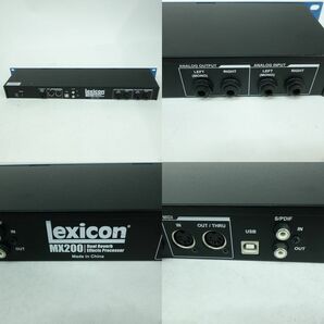 095 Lexicon レキシコン MX200 Dual Reverb Effects Processor エフェクター リバーブ 本体のみ ※現状品の画像8