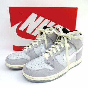 153s NIKE ナイキ DUNK HI PRM ダンク ハイ プレミアム DR8753-077 US8 26cm 箱有 ※中古