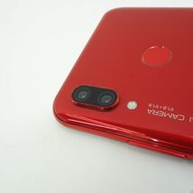 114 simフリー HUAWEI nova 3 PAR-LX9 レッド 約6.3インチ 4GB/128GB アンドロイド ※中古/利用-_画像7