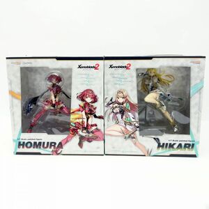 062s グッドスマイルカンパニー ゼノブレイド2 ヒカリ ホムラ 1/7 フィギュア 2点セット ※中古