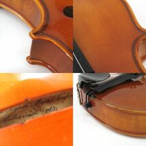 095 KARL HOFNER カール・ヘフナー Master Violin バイオリン Bubenreuth 1983 弓/肩当て/ケース付き ※現状品_画像5