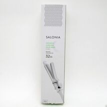 110【未使用】SALONIA サロニア セラミックカールヘアアイロン 32mm ホワイト SL-008SW_画像7