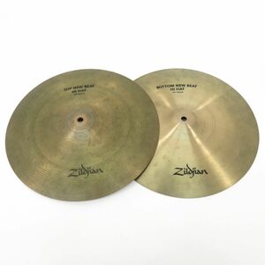 095 Zildjian Jill Jean NEW BEAT HI-HAT hi-hat cymbal top & bottom set 14" body only * present condition goods 