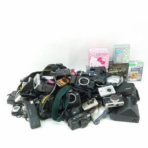 105 Nikon, Canon, Fuji film, Olympus etc. camera 50 pcs and more set sale single-lens, digital camera, Cheki, video camera * not yet inspection goods Junk 