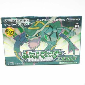 042 ゲームボーイアドバンス GBA ソフト ポケットモンスター エメラルド AGB-P-BPEJ 箱/取扱説明書付き　※中古