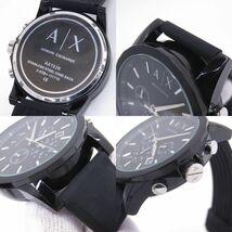 158s ARMANI EXCHANGE アルマーニ エクスチェンジ クロノグラフ AX1326 クオーツ 腕時計 ※中古_画像5