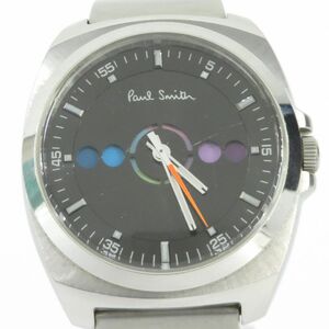 158 Paul Smith ポールスミス ファイブアイズ ホリゾンタル F335-T010482 クォーツ 腕時計 ※中古