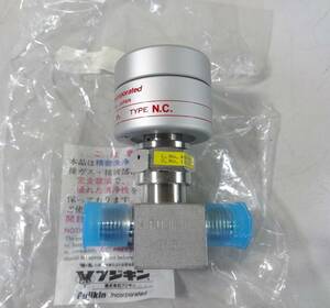 FUJIKIN 316L N.C. バルブO.P. 0.34-0.69MPa FPR-71-6.35 (中古未使用品） 管理番号：RH-1109