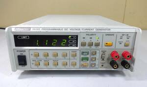 ADVANTEST R6142 PROGRAMMABLE DC VOLTAGECURRENT GENERATOR 電源電流発生器管理番号：RH-1136 