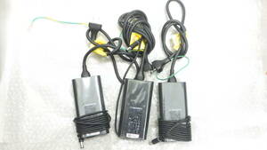  new arrival DELL AC adapter LA90PM130 19.5V 4.62A 90W 3 piece set outer diameter 7.4mm Mickey cable attaching used operation beautiful goods 