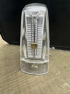 レトロ　メトロノーム　Metronome クリア　透明