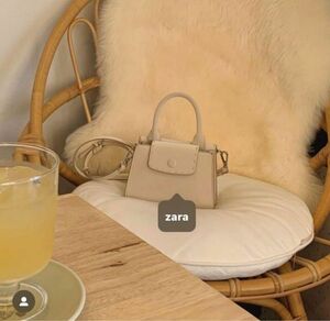 春コーデを大人レディに格上げZARA ミニシティバッグ