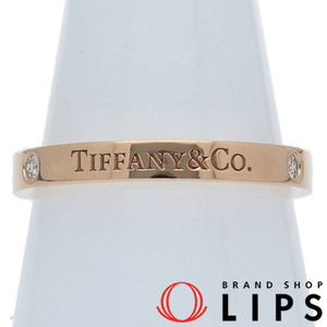 Tiffany Flat Band 3p Набор 60000533 D: 0,07CT (#18) K18PG LADIES Используется