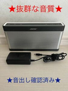 ★音出し確認済み★抜群な音質★★短時期使用★ ★★BOSE SoundLink Bluetooth speaker III ワイヤレススピーカー★現状品★