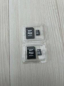 ★ Неиспользованный новый ★ SP MicroSDHC Card 8 ГБ черный ★ 2 части набора