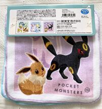 定価￥748★新品　ポケットモンスター　ポケモン　ミニタオル3枚組　ハンカチ　幼稚園　保育園 　イーブイ　グレイシア_画像4