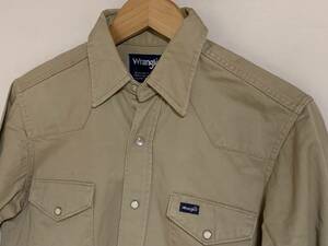 70's Wrangler ウエスタンコットンシャツ ラングラー WORK WEAR アメリカ ビンテージ VINTAGE ヴィンテージ アメカジ 古着 USED USA