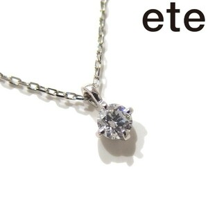Красота ★ ETE Bright Collection Platinum Pt850 Diamond 0,06CT 1 Коллекция зернового ожерелья ETE ★