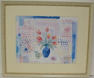 Art hand Auction ･저자명: John Diantis ･작품명: Still Life(Flowers)(369)(H1-R4-6-21-16.5), 삽화, 그림, 다른 사람