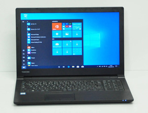 ♪ 良品 上位モデル dynabook B55/J ♪第7世代 Core i3-7100U/ メモリ8GB/ HDD:500GB / カメラ/ テンキー/ Office2019/ Win10.