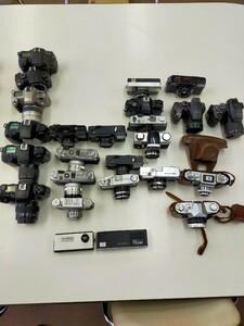 1円スタート　Nikon YASHICA Konica　texer elnica fujifilm aires など　ジャンク　セット