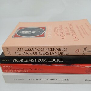 洋書　LOCKE　4冊 　ジョン・ロック　イギリス経験論　人間悟性論　哲学