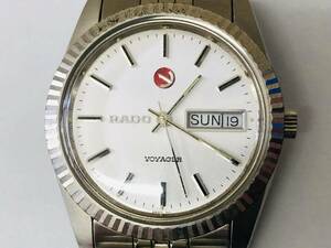 RADO/ラドー/VOYAGER/ボイジャー/ 636.3582.4/ウォーターシールド/自動巻き/デイデイト/腕時計/SS/ウォッチ/メンズ/稼働品 